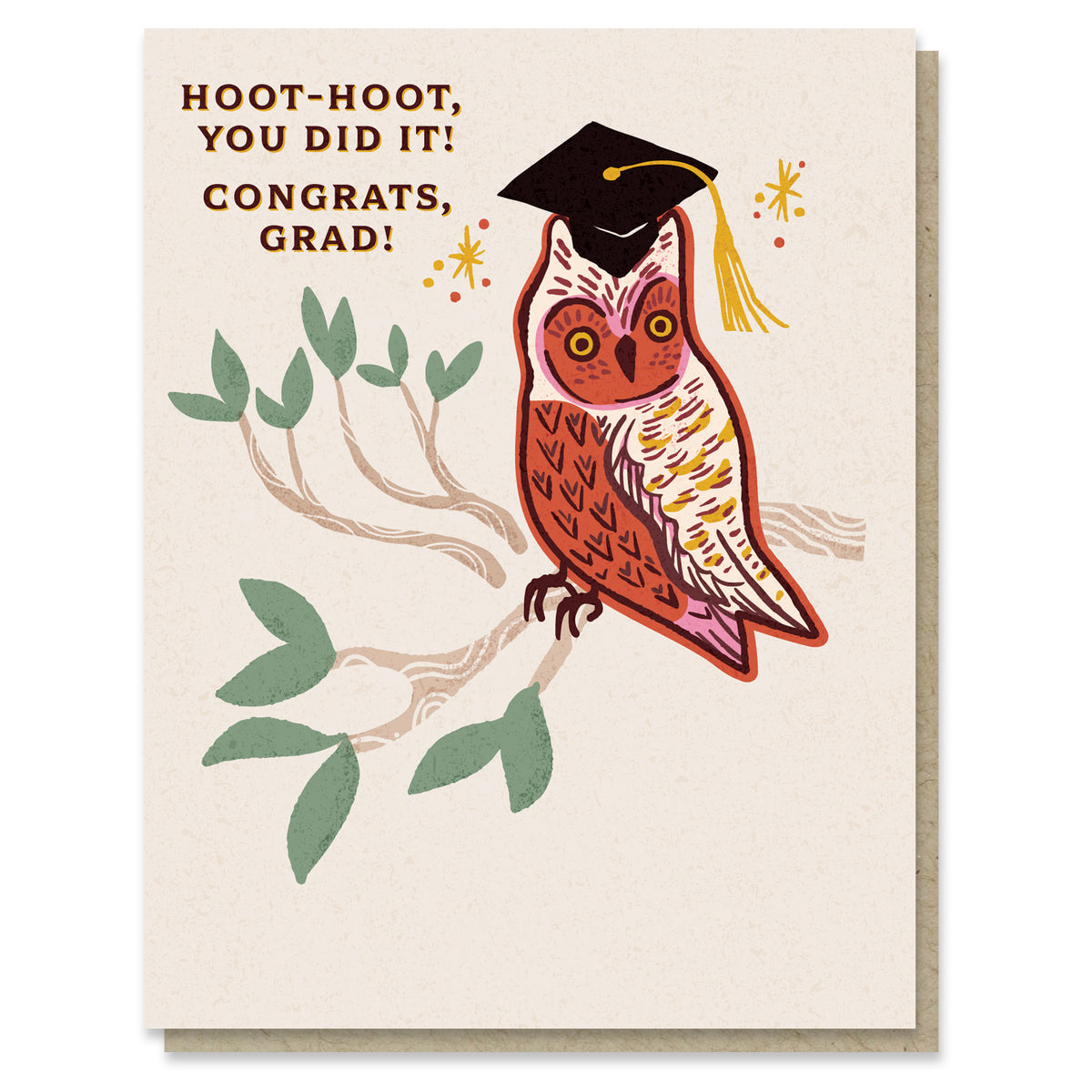 Owl Graduation Card – Paper Parasol Press