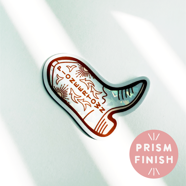 Pioneertown Prism Holographic Durable Sticker