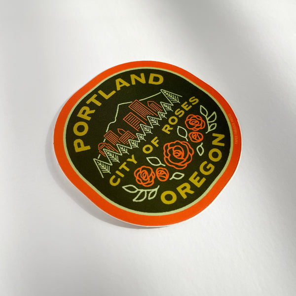 Retro Portland Sticker