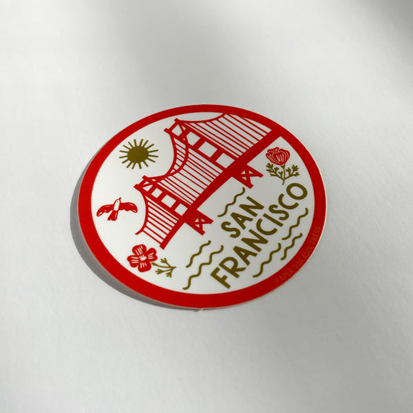 San Francisco Icons Sticker