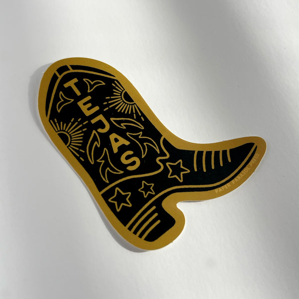Tejas Boot Sticker