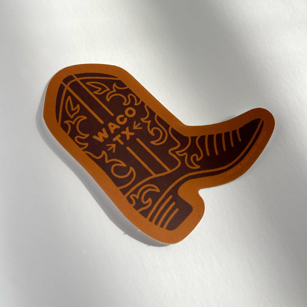 Waco Boot Sticker