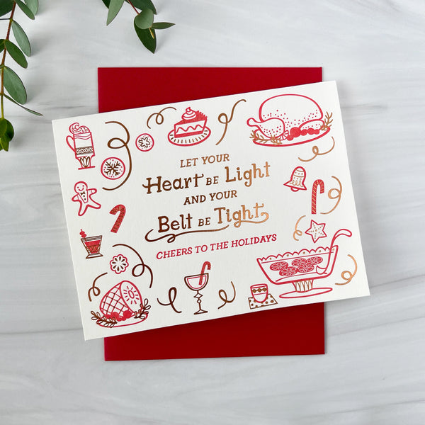 Belt Tight Holiday Card