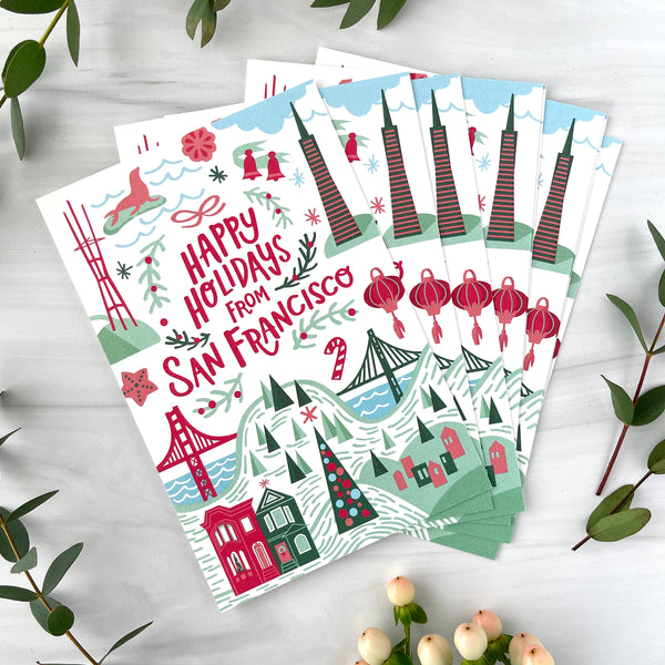 San Francisco Postcard Set