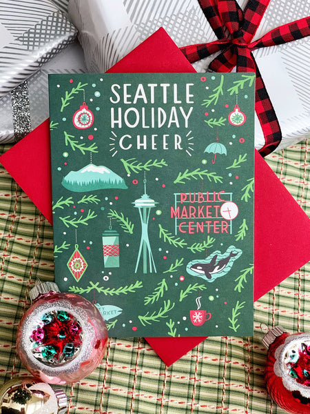 Seattle Ornaments Card