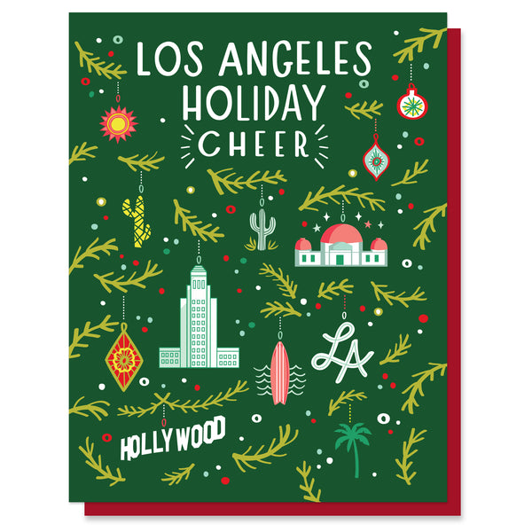 Los Angeles Ornaments Card