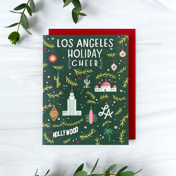 Los Angeles Ornaments Card