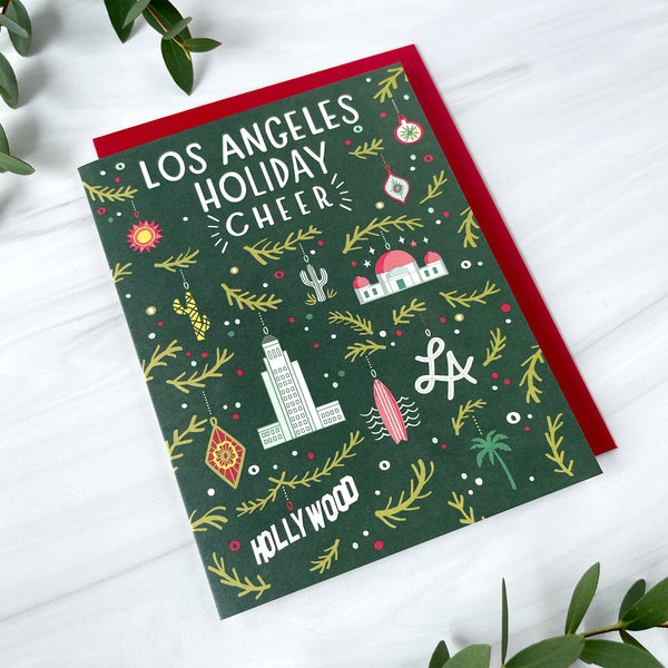 Los Angeles Ornaments Card