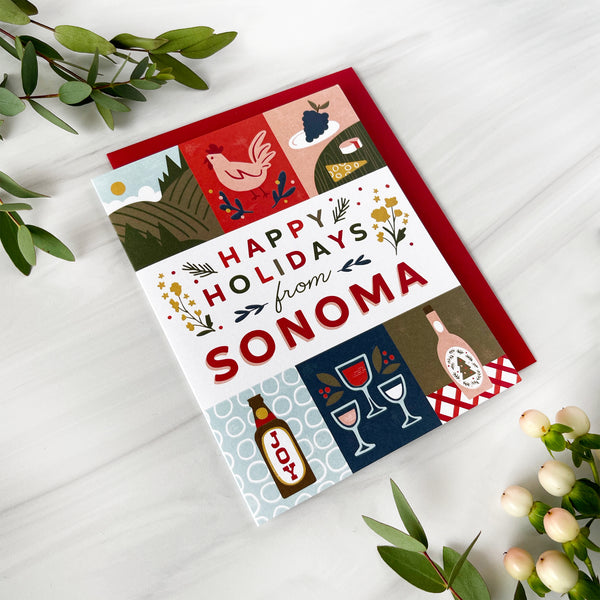 Sonoma Holiday Grid Card