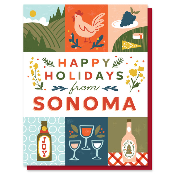 Sonoma Holiday Grid Card
