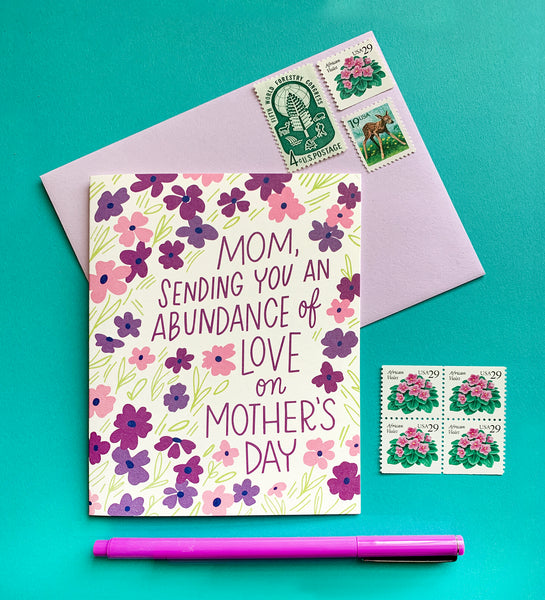 Abundance of Flowers Mother's Day Card