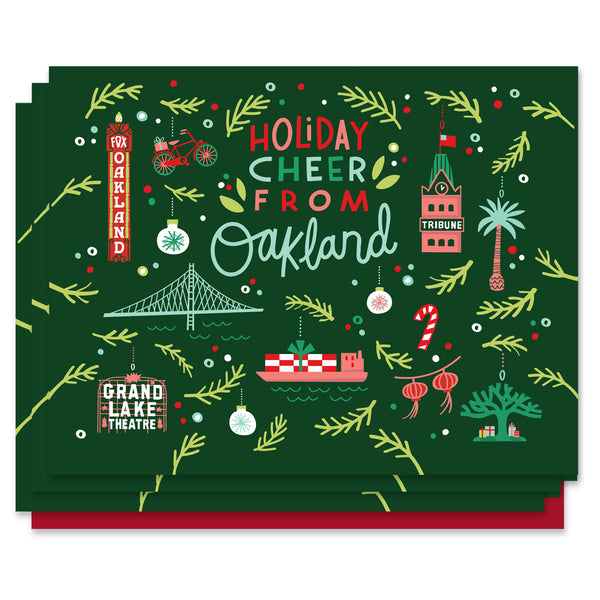 Oakland Ornaments Holiday Card