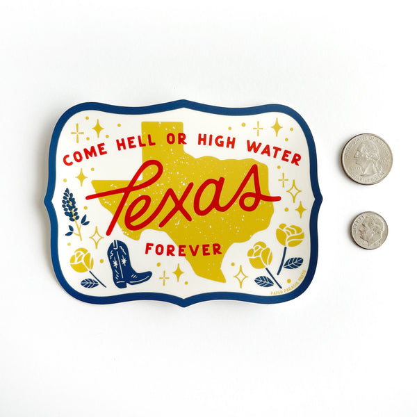 Texas Forever Bumper Sticker