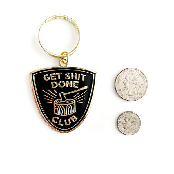SECONDS - Get Shit Done Keychain