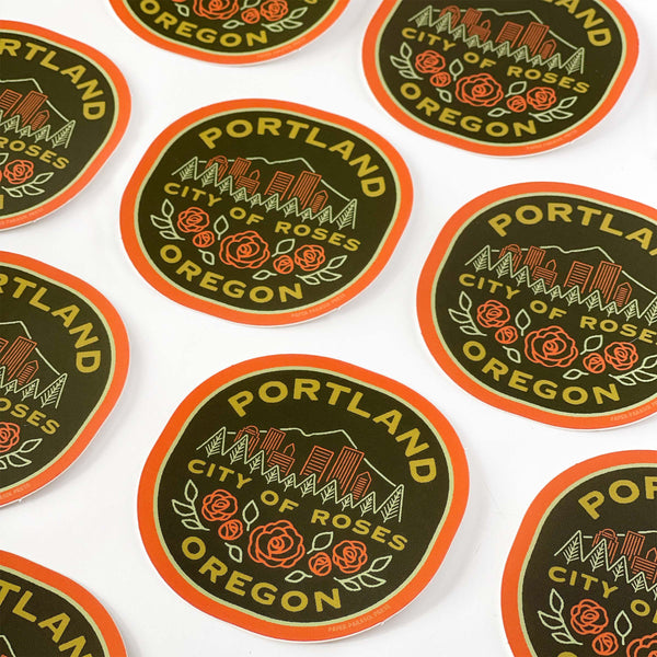 Retro Portland Sticker