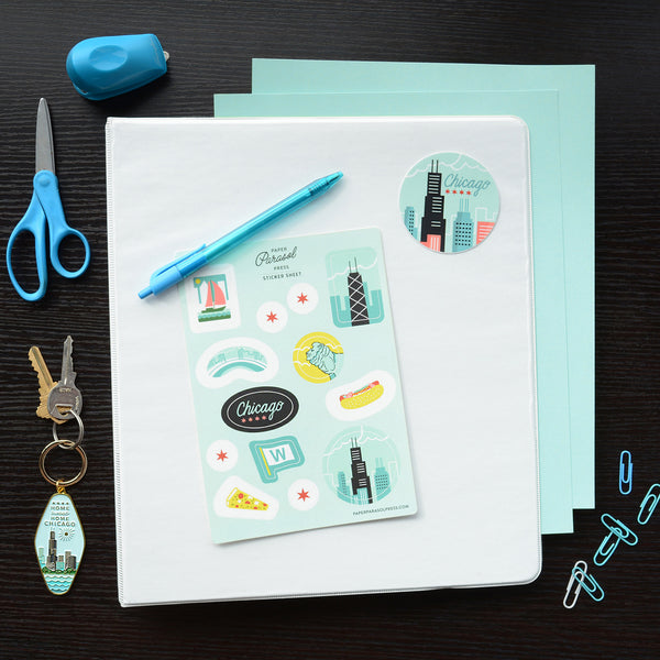 Chicago Sticker Sheet