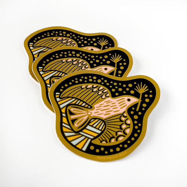 Folk Bird Guide Sticker