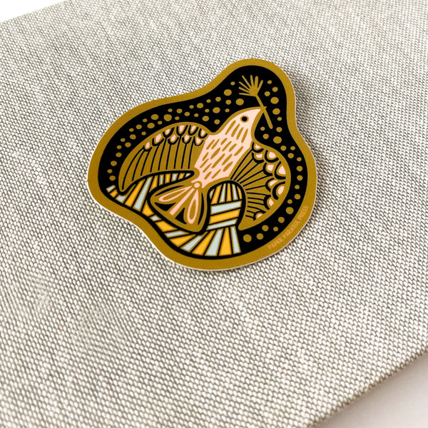 Folk Bird Guide Sticker