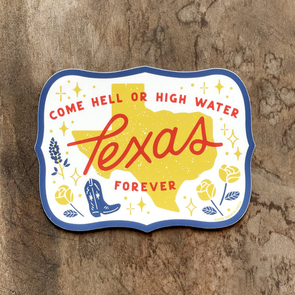 Texas Forever Bumper Sticker