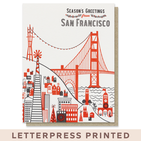 Season's Greetings from San Francisco Card