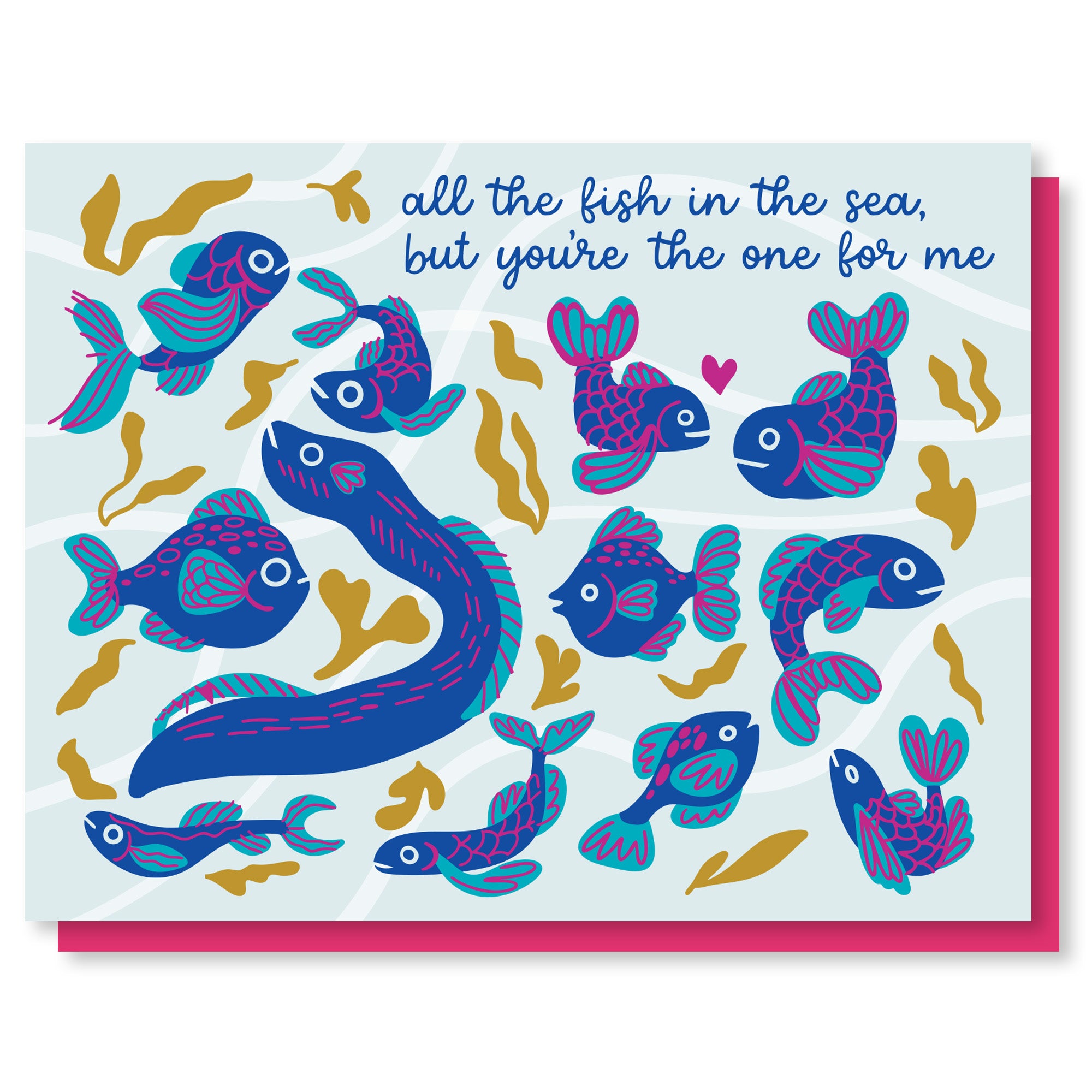 Fish in the Sea Love Card