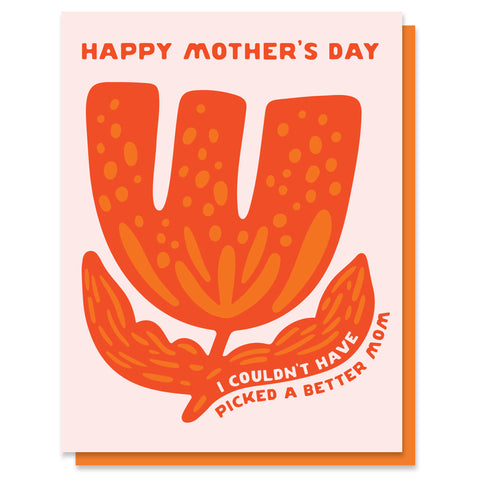 Picked Single Flower Mother's Day Card