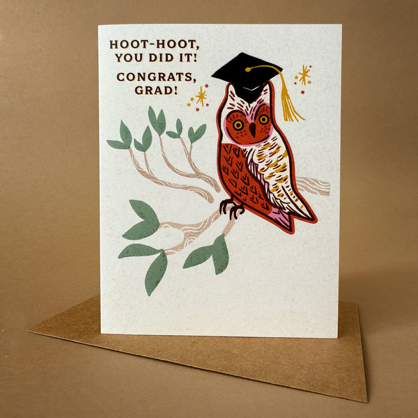 Owl Graduation Card