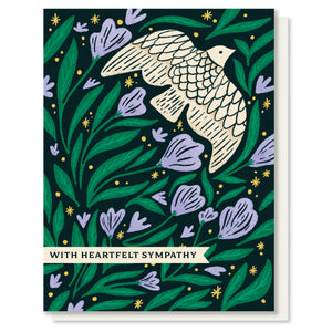 Heartfelt Bird Sympathy Card – Paper Parasol Press