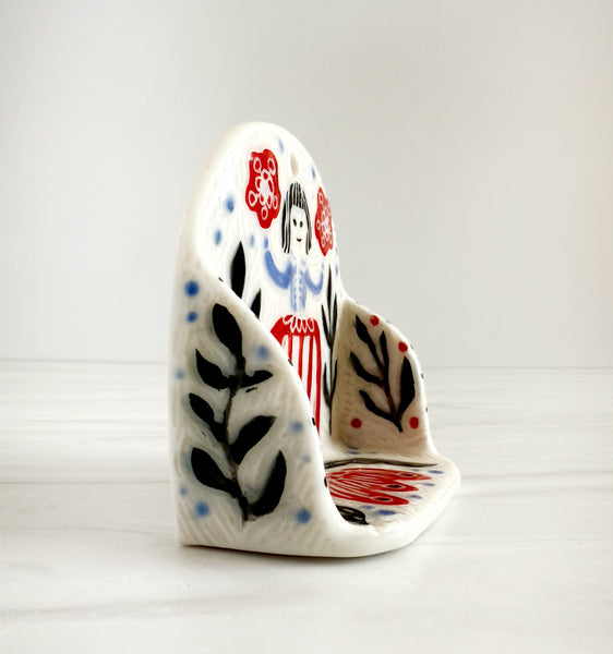 Forest Flower Girl Little Shrine