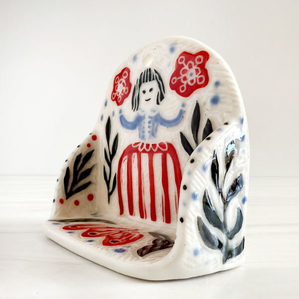 Forest Flower Girl Little Shrine