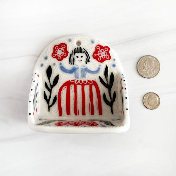 Forest Flower Girl Little Shrine