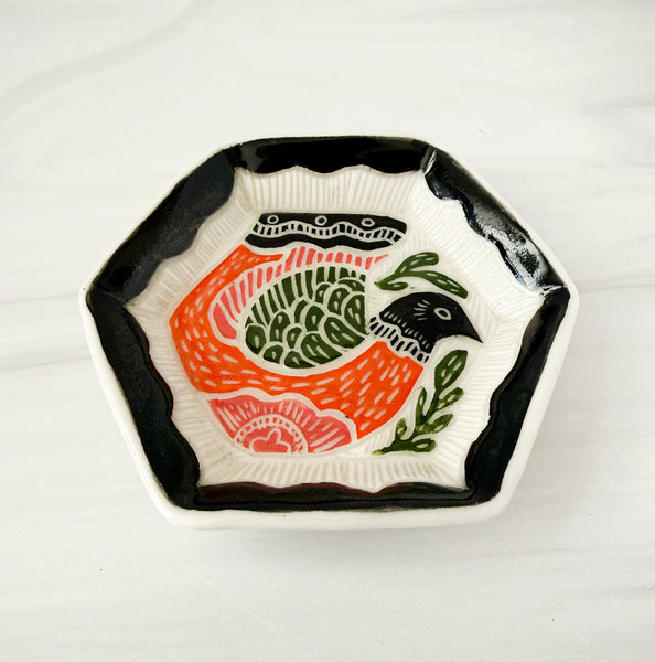 Ceramic Nesting Bird Small Dish