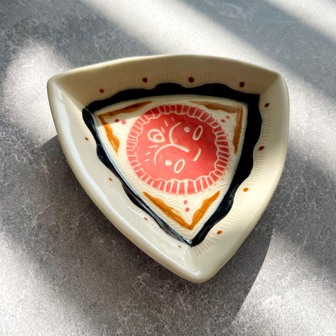 Happy Sun Porcelain Trinket Dish