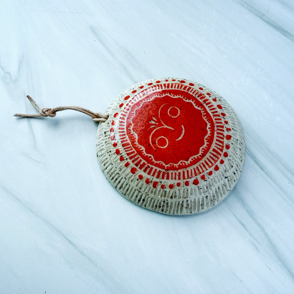 Ceramic Little Lato Sun Wall Haning