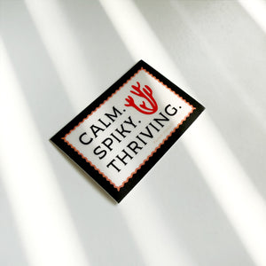 Calm Spiky Thriving Cactus T Vinyl Durable Sticker