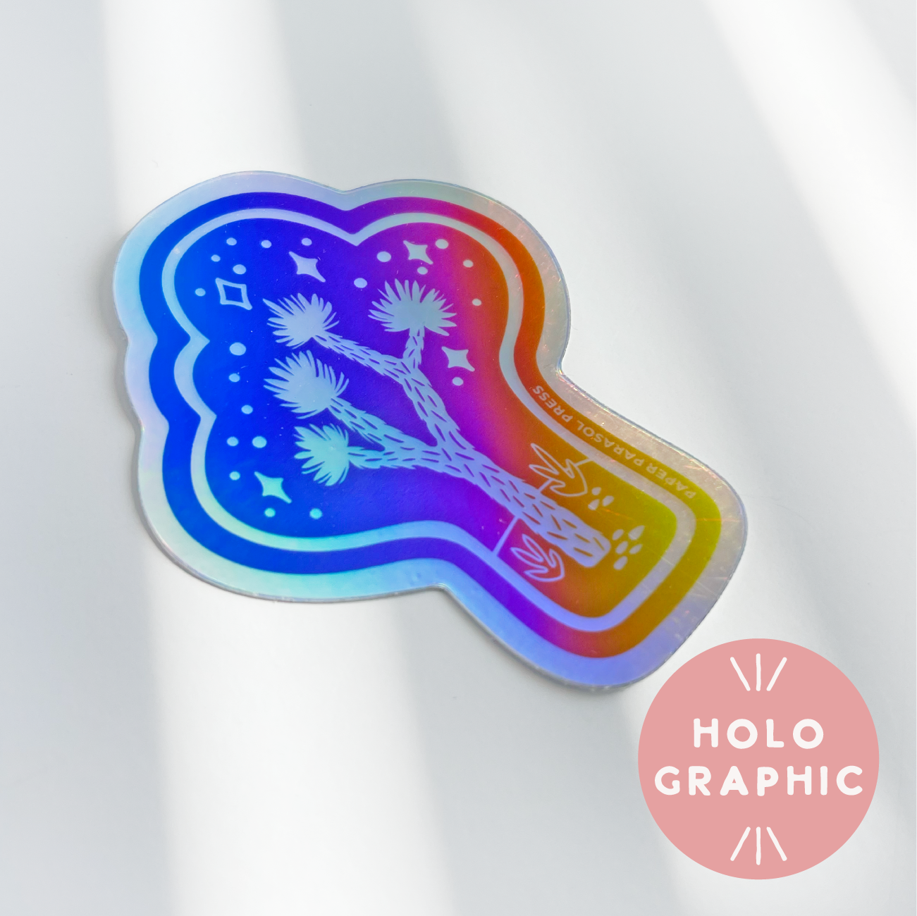 Joshua Tree Magic Holographic Sticker