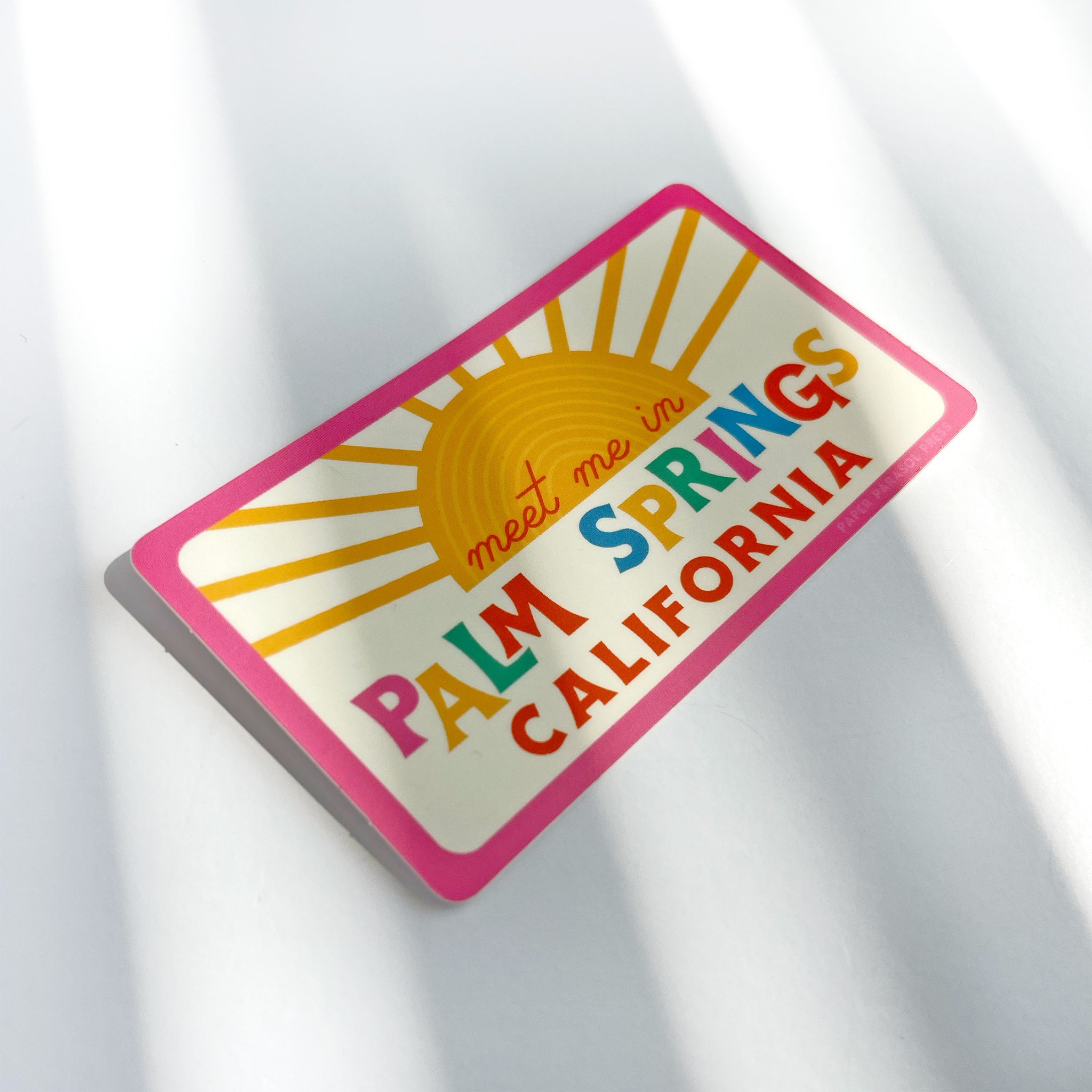 Meet Me in Palm Springs Sticker