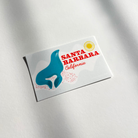 Santa Barbara California Durable Vinyl Sticker