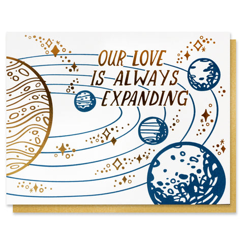 Our Love is Expanding Card