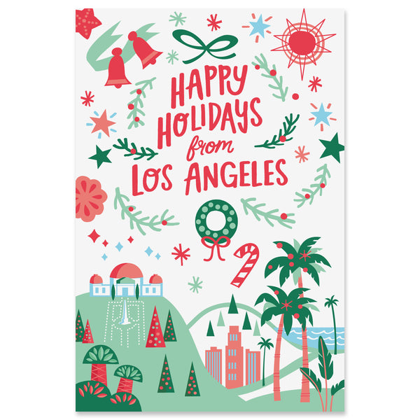 Los Angeles Holiday Postcard Set