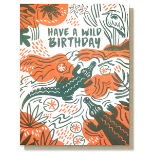 Swamp Birthday Card