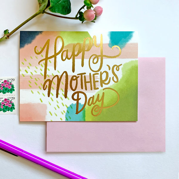 Painterly Mother's Day Card