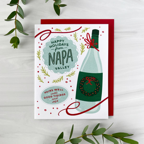 Happy Holidays from Napa Card