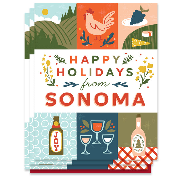 Sonoma Holiday Grid Card