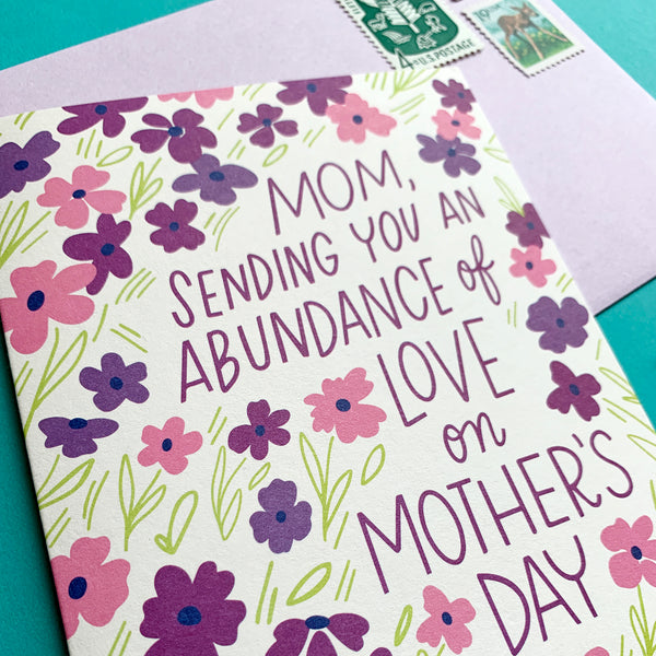 Abundance of Flowers Mother's Day Card