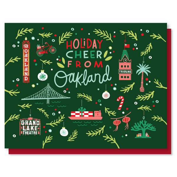 Oakland Ornaments Holiday Card