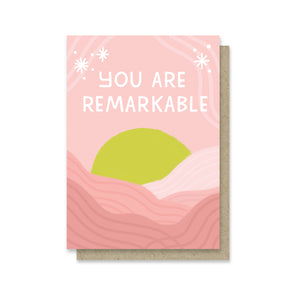 You Are Remarkable Mini Card