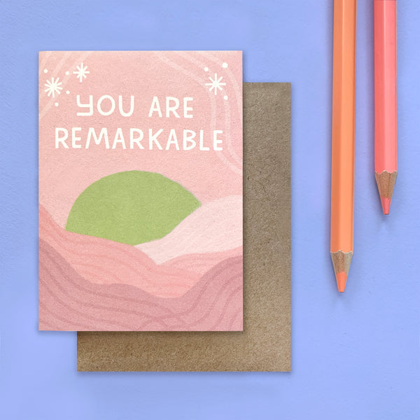 You Are Remarkable Mini Card