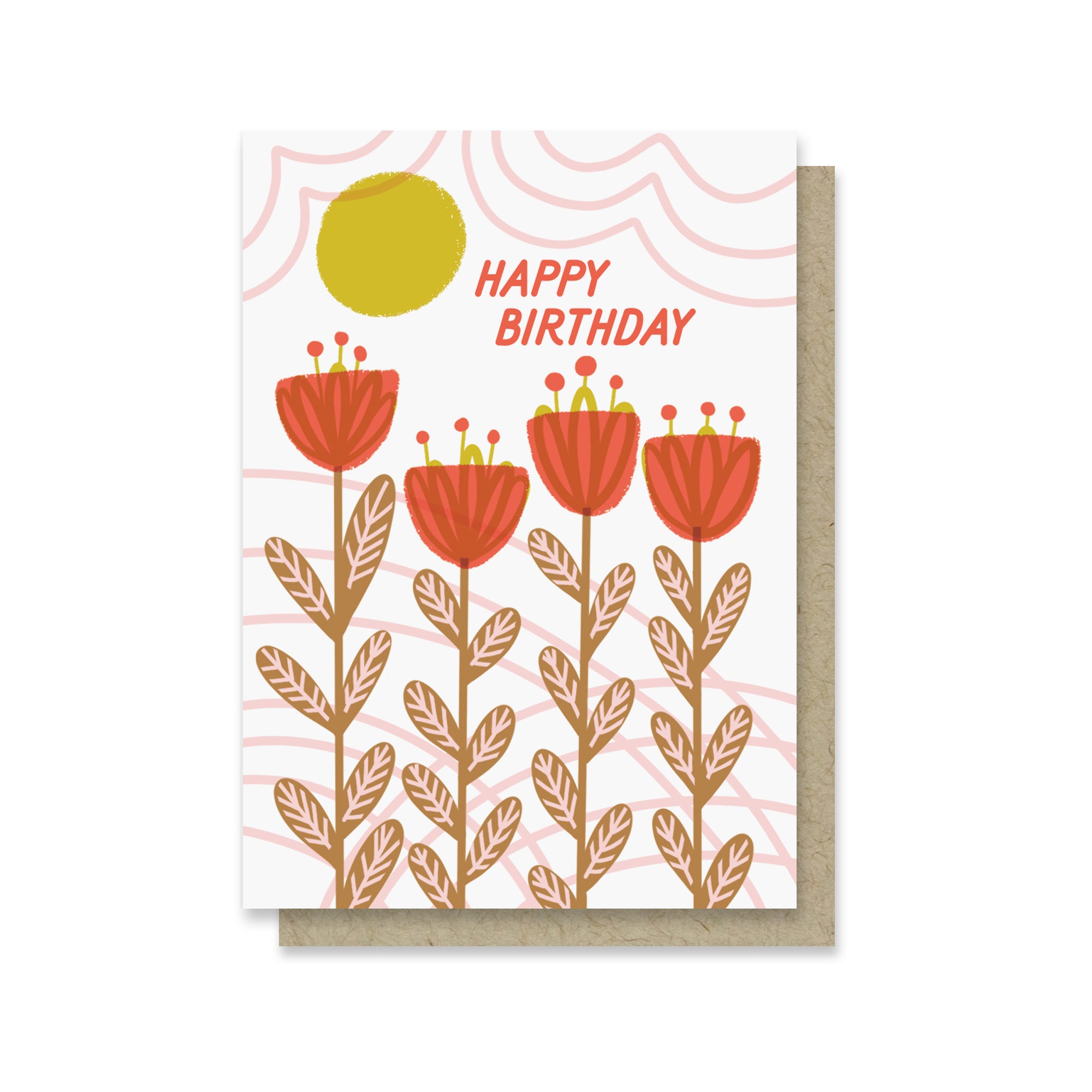 Summery Blooms Mini Card