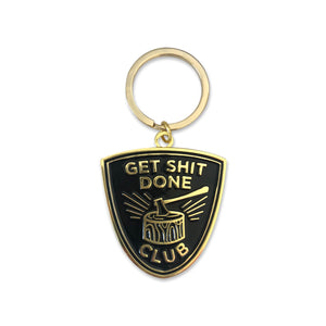 SECONDS - Get Shit Done Keychain